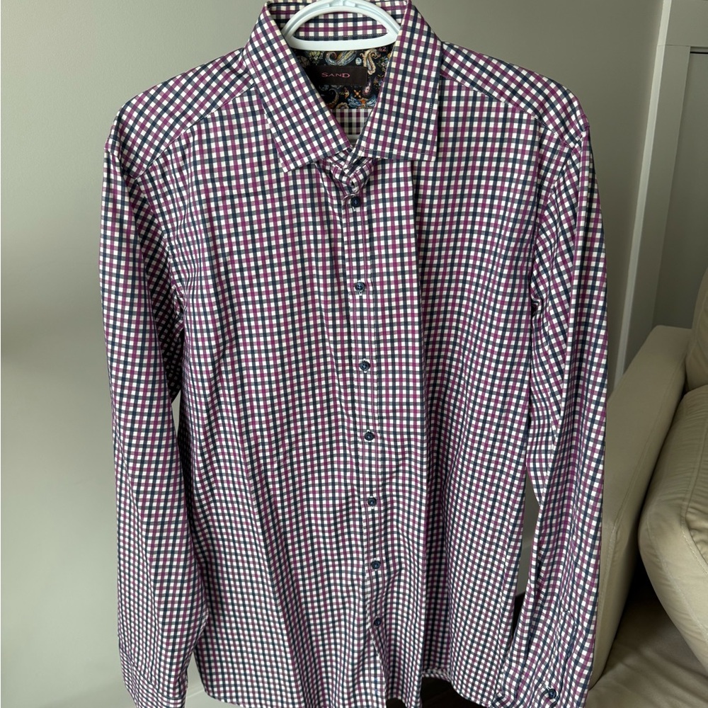 SAND | Checkered Shirt - Black, White, Red